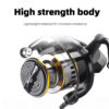 768d85002e3bdc14 High Quality Spool Spinning for Ball Bearings Carp Fishing Reel HE7000 Metal e Cup Sea Tackle