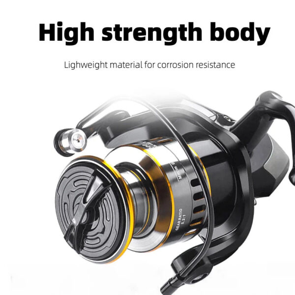 768d85002e3bdc14 High Quality Spool Spinning for Ball Bearings Carp Fishing Reel HE7000 Metal e Cup Sea Tackle