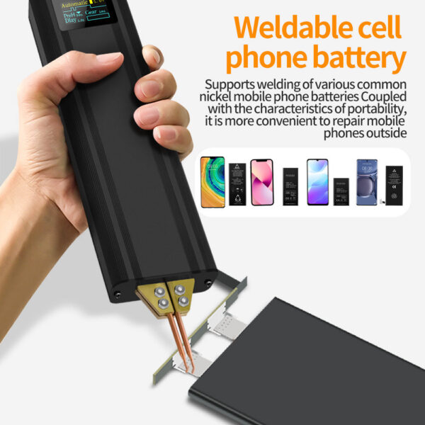 80 Gears Welder Adjustable Portable Handheld Digital Display Mini Spot Welding hine Automatic Trigger for 18650 Battery