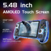 76ac769b4ec83bd5 ANBERNIC RG556 Retro Handheld Console 64bit Android 13 System Unisoc T820 5.48-inch AMOLED Screen Hall Joystick Game Player