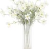 76b4ecaaeb8e511d 2 Pcs Artificial Flowers Plants Calliopsis Silk Flower Arrangements Wedding Bouquets Decorations Plastic Floral Table Centerpieces for Home Kitchen Garden Party Decor Approx 23.6'' High - Light Pink