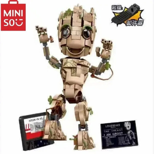76b91e4f748d5e5c MINISO Disney Super Galaxy Heroes Compatible 76217 Building Block Bricks DIY Toy Gift Kid Boys Set Christmas Birthday