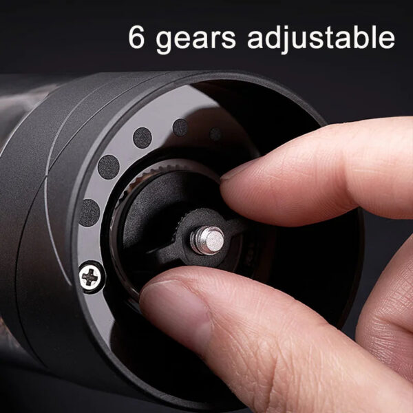 76bce01bc5672f9e 2024 NEW Huohou Electric Grinder Pepper Seasonings Spices Grain Mill Salt Shaker LED Light 6 Modes Kitchen Cooking Tool 2pcs Set