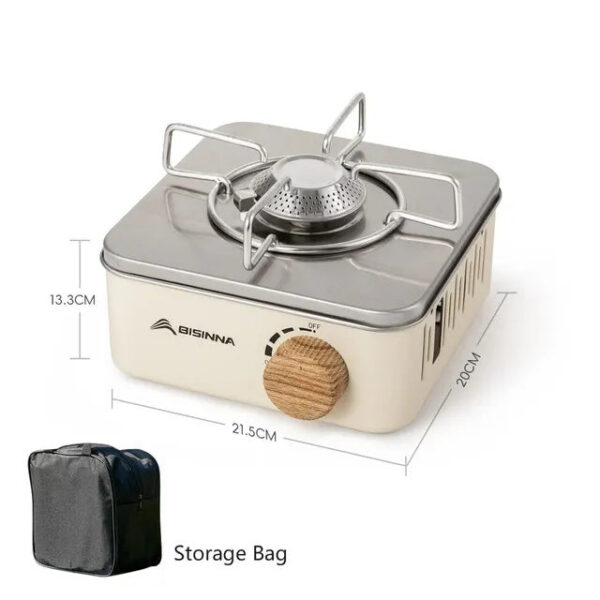 76bcf85f8e2f968d BISINNA Camping Stove 2800W High Firepower Portable Cassette Furnace Outdoor Gas Burner Picnic Camp