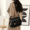 77009f942647d609 Casual Solid Color Hobo Bag, All-Match Zipper Shoulder Bag, Women's Versatile Bag For Work