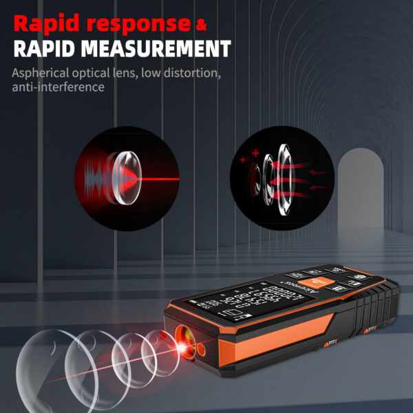 Aicevoos Digital Rangefinder 50M 70M 100M 120M Distance Meter Trena Laser Tape Measure Roulette Range Finder