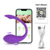 772049275974771a Sex Toys Bluetooths Dildo Vibrator for Women Wireless APP Remote Control Vibrator Wear Vibrating Panties Toy for Couple Sex Shop