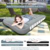 772663a70597f110 SAYGOGO Camping Air Mattress Travel Bed Sleeping Pad - Leak Proof Inflatable Mattress with Thickened Surface Built-in Pillow Air Bed for Home Camping SUV Truck RV Tent(Updated)