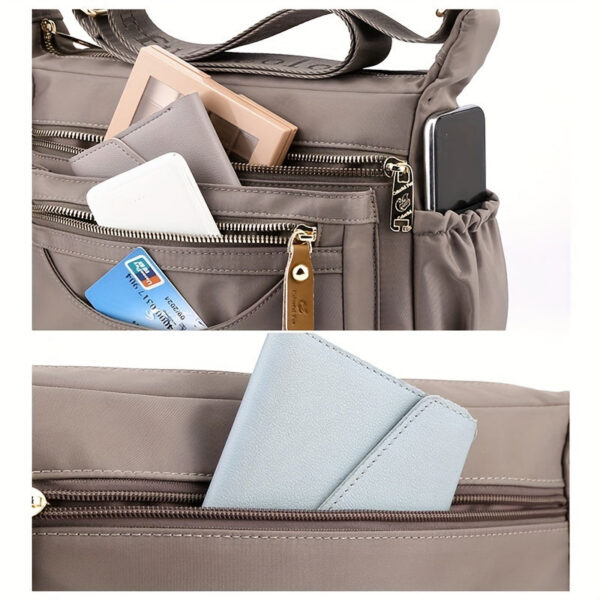 7740d2984a44cdb5 Casual Solid Color Hobo Bag, All-Match Zipper Shoulder Bag, Women's Versatile Bag For Work