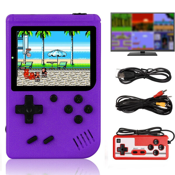8-Bit Mini Video Built in 500 Games Retro Portable Console Handheld Player AV Output For Kids Gift Game Boy