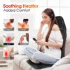 776059575fbfa205 Electric Back Massager Infrared Full-Body Massage Chair Cushion Heating Vibrator Car Home Office Lumbar Neck Mattress Chair Mat
