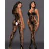 New Year Fishnet Bodystockings For Women Erotic Lingerie Open Crotch Crotchless Teddies Bodysuits Female Sexy Porno Underwear