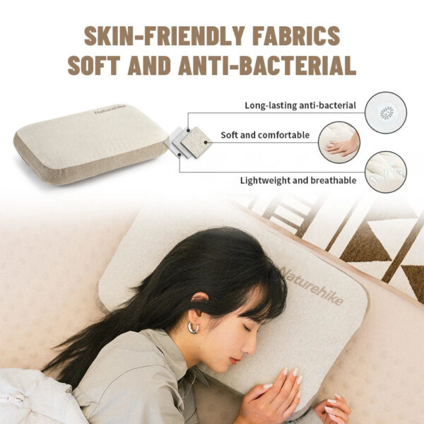776ec03ed63a529e Naturehike New Memory Foam Comfort Square Pillow Portable Outdoor Camping Travel Pillow Camping Nap Pillow Easy Storage Pillow