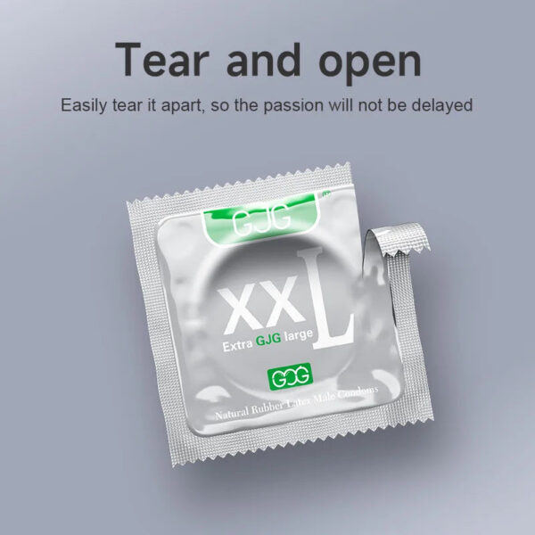 Extra Large 58mm size Ultra Thin Condoms Adults Toys For Men 10pcs XXL G-Spot Penis Sleeve Super Smooth Condones Sex Products