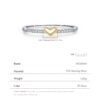 7785c141d56b0053 MODIAN 925 Sterling Silver Simple Romantic Heart Finger Ring Trendy Metallic Contrast Design Rings For Women Fine Jewelry