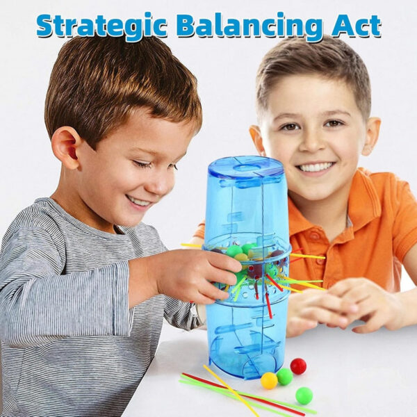 Don'T Let The Ball Fall,Best Board Game for Family,Party,Puzzle toy,2-4 Players,hand-eye coordination, fine motor, thinking
