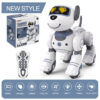 Funny RC Electronic Stunt Voice Command Programmable Touch-sense Music Song Robot Dog for Children's Toys