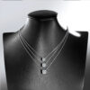 77965f9f7624c611 GRA Certified D Color VVS 1-5ct Big Moissanite Women S Sier Diamond Necklace Plated For Woman Fine Jewelry