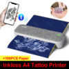 Peripage A40 Thermal Printer Wireless Tattoo Transfer Bluetooth USB Mobile hine Text PDF Document Printing Maker with Paper