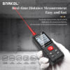 Snakol Tape Measure 50M/70M/100M/120M Laser Distance Meter Rangefinder Profesional Digital Range Finder Ruler Test Tools