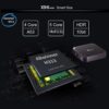 77c99196517a81da X96 Mini Smart TV BOX Android 9.0 1GB 8GB Allwinner H313 Quad Core Support 4K 3D 30tps WiFi 2.4GHz H.265 VP9 x96mini Set top box