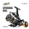 77cedc874f47cb39 Spinning Metal Spool 5.2:1/4.7:113BB, Ball Bearings Carp Fishing Reel, BK2000-7000 ,Metal e Cup, Sea Tackle