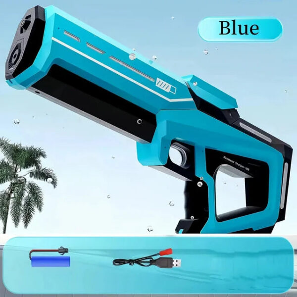 Automatic absorbing electric gun, outdoor beach swimming pool entertainment, adult and children's water gun