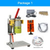 Multifunctional Mini Bench Drill Milling Machine 120W DIY High Precision Drilling Machine Chuck Hole Punching Machine