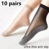 77ead51f65e2c36b 10pairs Womens ,Sweat Absorbing Anti-Slip Cotton Bottom Stretch Socks