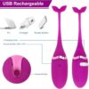 Remote Control Vibrator Egg for Women, Vibrating Dildo, Couples Sex Toys, Kegel Exercises Ball, Waterproof, USB Rechargeable