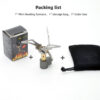 78095b7c9594fc89 Outdoor Camping Burner Portable Mini Folding Stove Gas Heater Survival Furnace Foldable Furance Head for Picnic Cooker