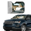 7820bdfcf1e30cb4 Paris Britney Lindsay Sunshade Windscreen Vintage Car Front Window Visor 70x130cm Car Sunshade Blinds Sun Shade Protect