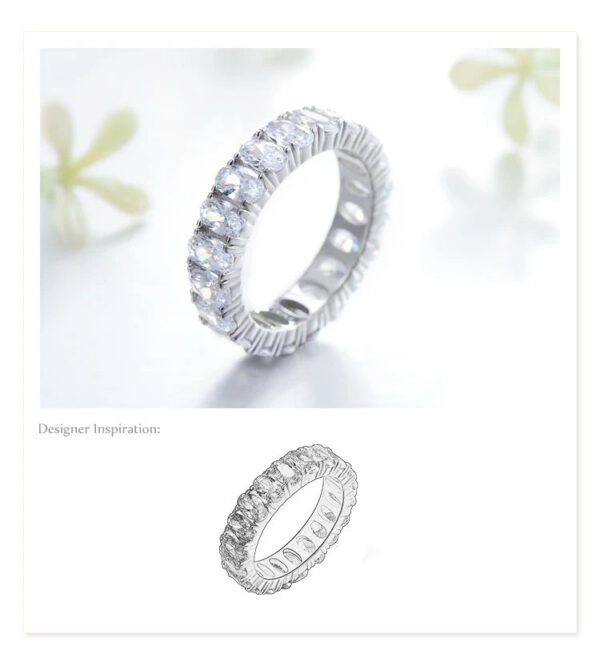 782f840214fd533c Modian New 100% 925 Sterling Silver Classic Oval Sparkling Finger Ring For Women Luxury AAAAA CZ Wedding Engagement Fine Jewelry