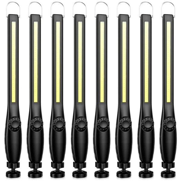 USB Rechargeable COB LED Flashlight Magnetic Work Light Powerful Portable Lanterna Built In Battery 3000Mah Camping Torch Lamp