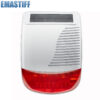 783434060a180461 433MHz Wireless Solar Strobe Siren Waterproof For Tuya PG103 106 107 W2B W3B W4B W7B G30 G50 Home Burglar Wifi GSM Alarm System