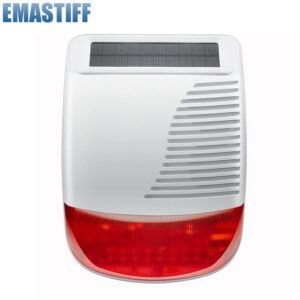 783434060a180461 433MHz Wireless Solar Strobe Siren Waterproof For Tuya PG103 106 107 W2B W3B W4B W7B G30 G50 Home Burglar Wifi GSM Alarm System