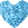 1000 Pcs Artificial Silk Rose Petals Decoration Wedding Party Turquoise Blue