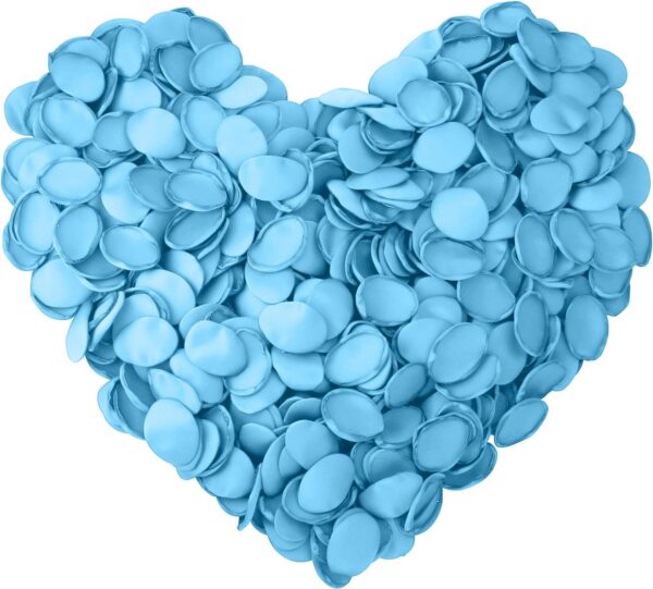 1000 Pcs Artificial Silk Rose Petals Decoration Wedding Party Turquoise Blue