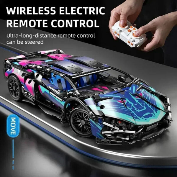 1314Pcs Technical Sport 67128 Building Blocks Lamborghini Hypercar Racing Car Model Toys Kid Adult Gift