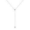 78666282799838ca IOGOU Real Moissanite Diamond Necklace For Women Tassel Pendant Top Quality Sterling Sier Wedding Bridal Sexy Girl Jewelry