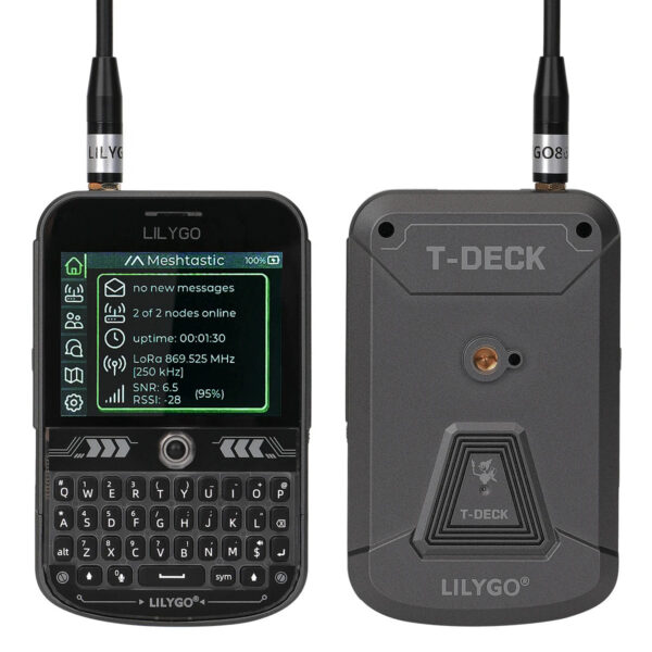 786773b191105ffc LILYGO T-Deck Plus Lora Mesh Radio with ESP32-S3 GPS LoRaWAN for Meshtastic Pocket Tracker Node with External Antenna