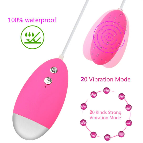 New Style 20 Speed Powerful Egg Vibrator Sex Product Remote Control Vaginal Ball Vibrating Egg Sex Toys for Women Masturbation