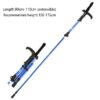 7896914390142637 Foldable Ultralight Trekking Poles Aluminum AlloyWalking Stick Collapsible Mountaineering Staff Outdoor Hiking Alpenstock Tools