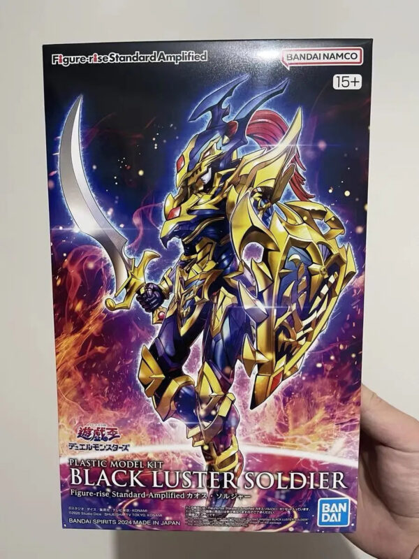 Bandai Original Anime Yu-Gi-Oh! Duel Monsters Figure-rise BLACK LUSTER SOLDIER Action Figure Assembly Model Toys Ornaments Gifts