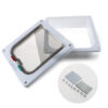 78bf07ccb69b4516 4 Way Lockable Dog Cat Kitten Security Flap Door Puppy Gate ABS Plastic Animal Small Pet Supplies Products