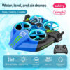 78c63dcdfbfa96c1 4DRC Mini Drone Altitude Hold Headless Mode 3 in 1 Sea Land Air Flight 2.4G Remote Control Quadcopter Boat RC Helicopter Toys