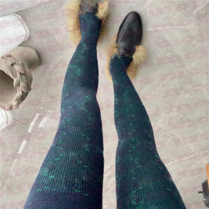Letters Womens Leggings Tights Designer Socks Stockings Thicken Winter Keep Warm Pantyhose For Lady