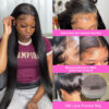 13x6 Bone Straight Human Frontal 5x5 Glueless Wigs For Women Pre Plucked With Baby Hair 13x4 Lace Front Wig