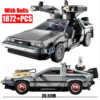78f3dc048e495756 NEW Back to the Future Time hine Compatible 10300 Building Blocks Technical Car Bricks Construct Toys For Children Gifts