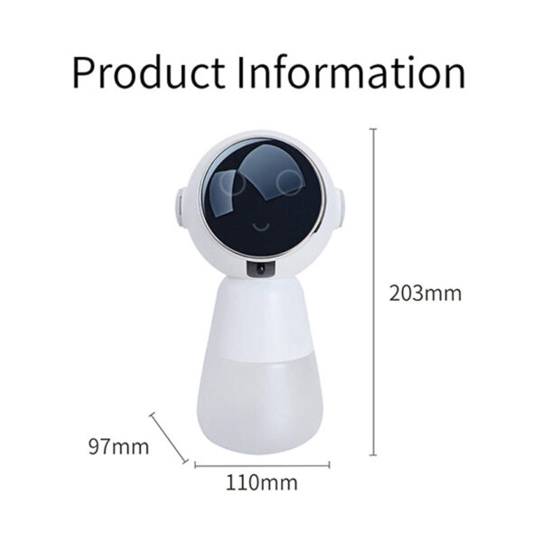 78fbd8f684d4f8d3 2023 New Automatic Foam Soap Dispensers Bathroom Smart Washing Hand hine with USB Charging White High Quality ABS Material